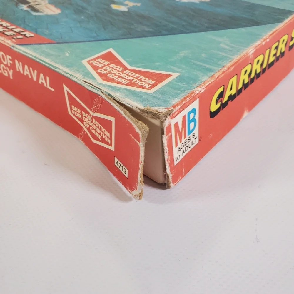 Carrier Strike! 1977 Board Game Milton Bradley Incomplete Vintage